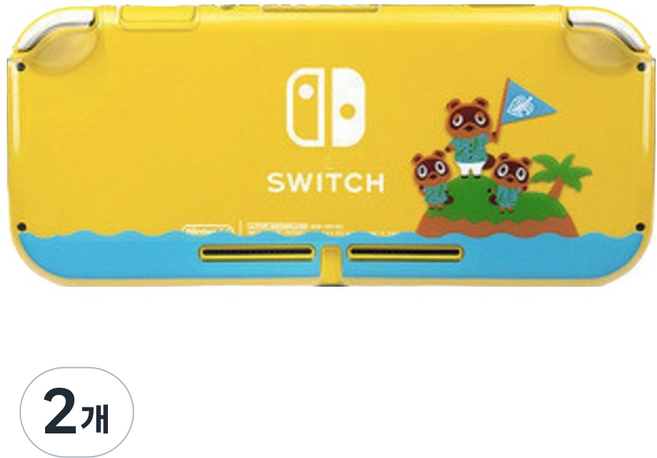 호후 닌텐도 스위치 라이트 그립 TPU 에이씨 풀커버 케이스, 동물의 숲, 2개