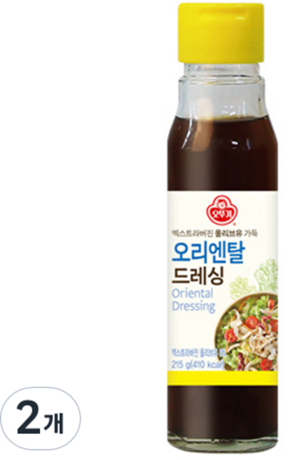 오뚜기 오리엔탈 드레싱, 2개, 215g