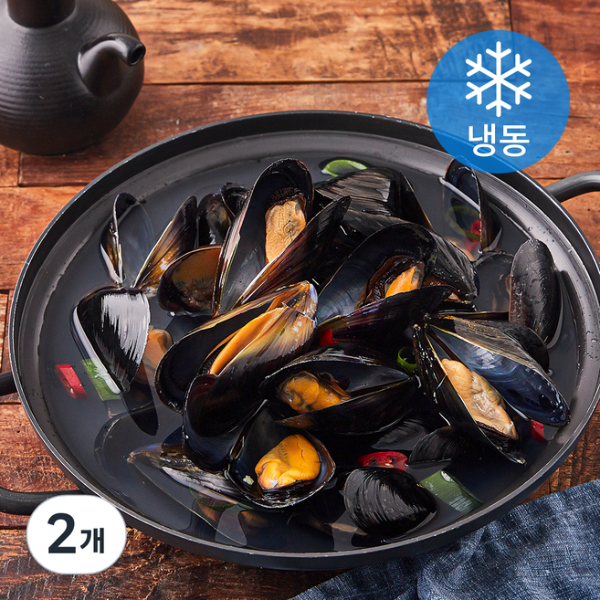 푸딩팩토리 산더미 홍합탕 (냉동), 1.1kg, 2개