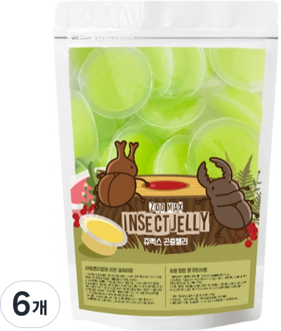 쥬맥스 곤충젤리, 멜론, 6개