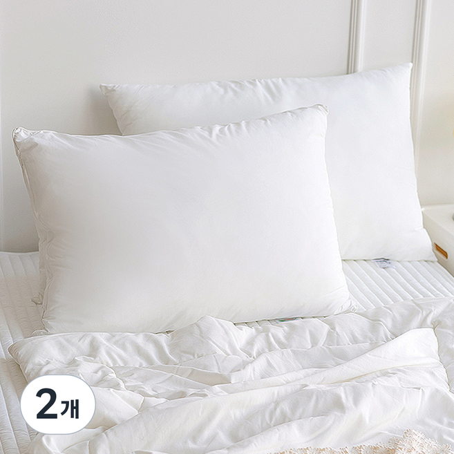 아리베베 안티알러지 베개솜, 화이트, 2개