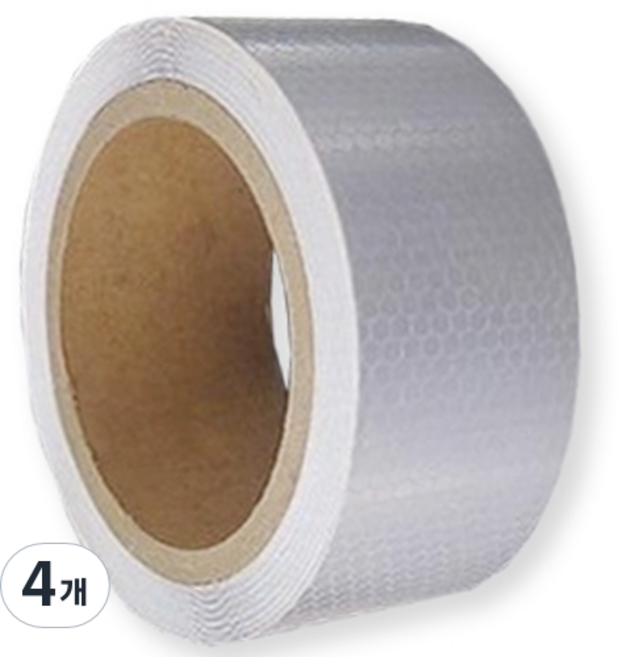 TIS 고휘도 벌집 반사테이프, 화이트, 4개