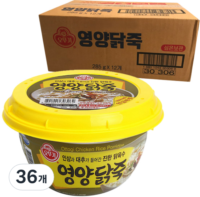 오뚜기 영양닭죽, 285g, 36개