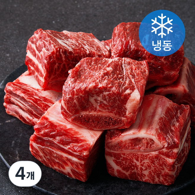 실속한우 조은장터 찜갈비 2등급 (냉동), 4개, 800g