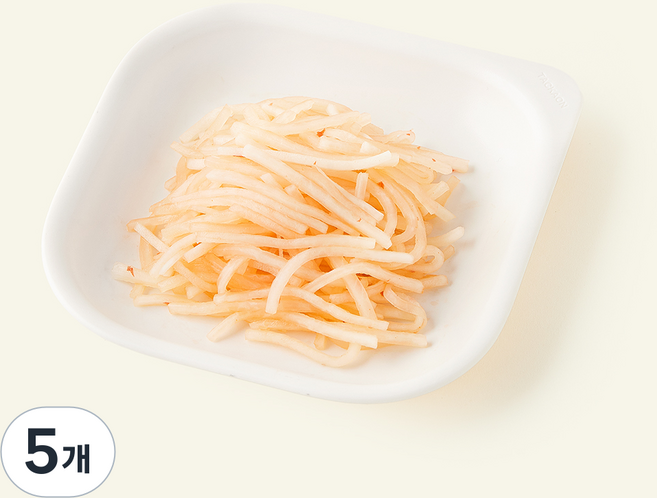 킨더가든 우리아이 무생채, 100g, 5개