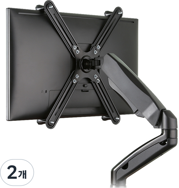 넥시 무베사 브라켓 NX1228, 블랙, 2개