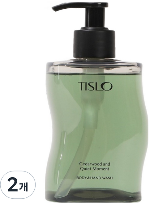 티슬로 바디 앤 핸드워시 시더우드 앤 콰이어트 모먼트, 2개, 330ml