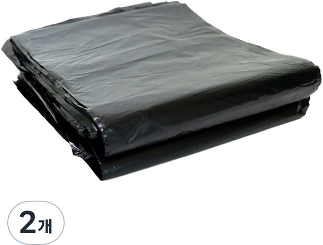 Life smile 加厚黑色垃圾袋 100入, 2個, 80L