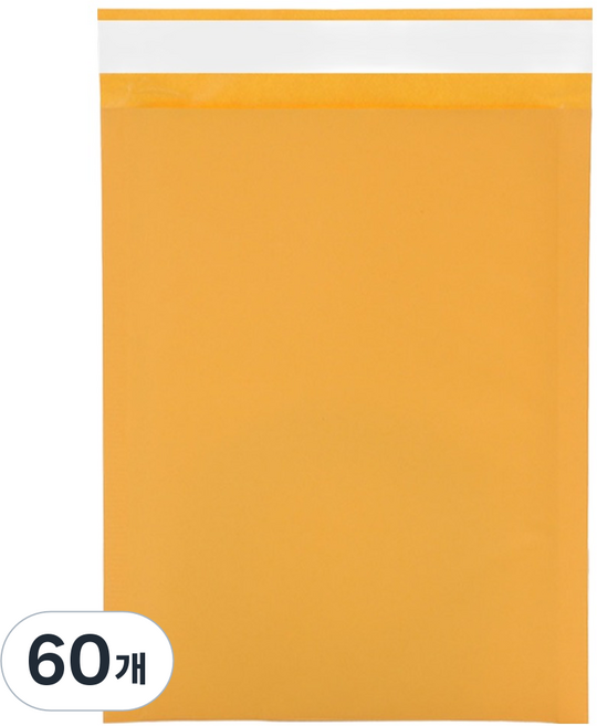 아이엔피 옐로우 종이 안전봉투, 60개