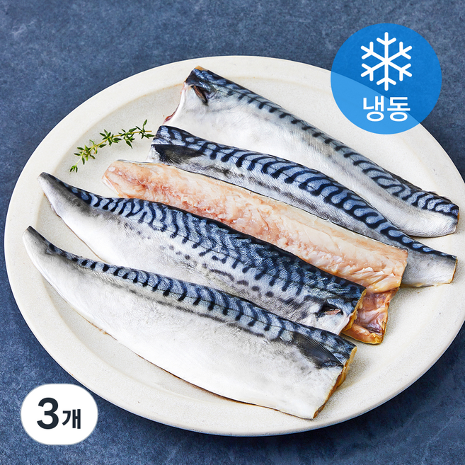 고등어청년 순살 고등어 필렛 (냉동), 3개, 1kg(쪽 당 90~110g)