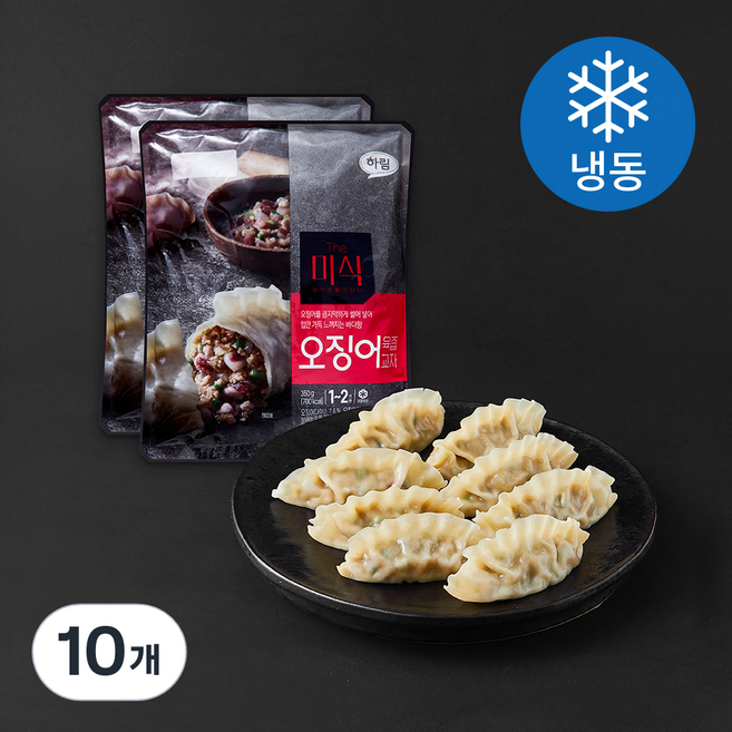 더미식 오징어 육즙교자 1~2인분 (냉동), 350g, 10개