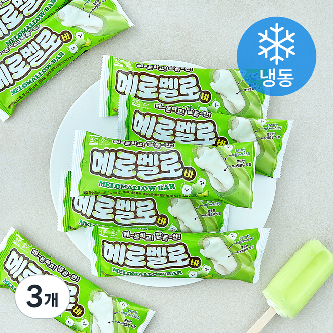 서주 메로멜로바 (냉동), 3개, 10개입, 75ml