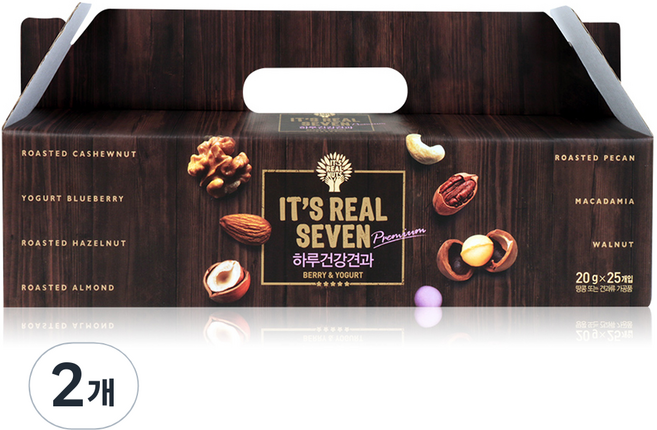 잇츠리얼넛츠 리얼7 프리미엄 하루건강견과 믹스넛, 500g, 2개