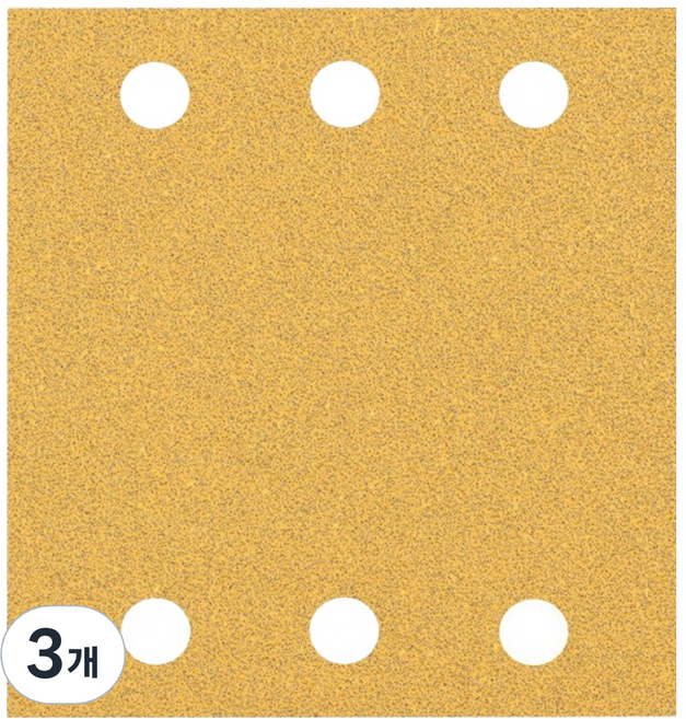 BOSCH 博世 EXPERT C470 方形 6孔 魔鬼氈 P60 115 x 107 mm 10入 2608900891, 3個