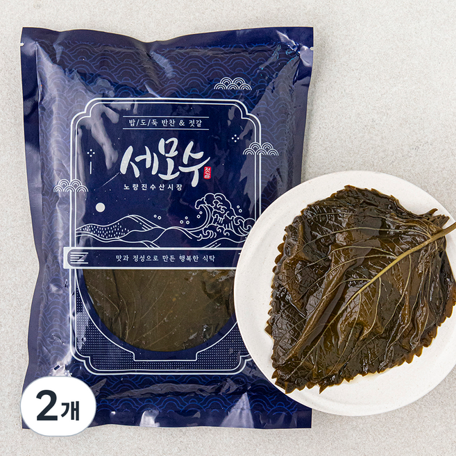 세모수 간장 깻잎, 1kg, 2개
