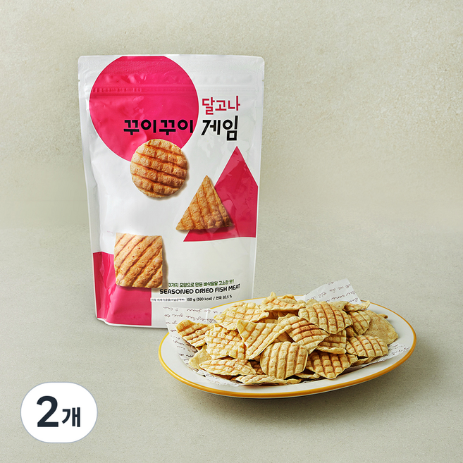 꾸이꾸이 달고나 꾸이 게임, 2개, 150g