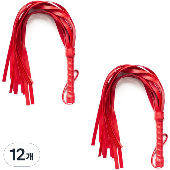 派對工具 派對愛情鞭, 紅色, 12個