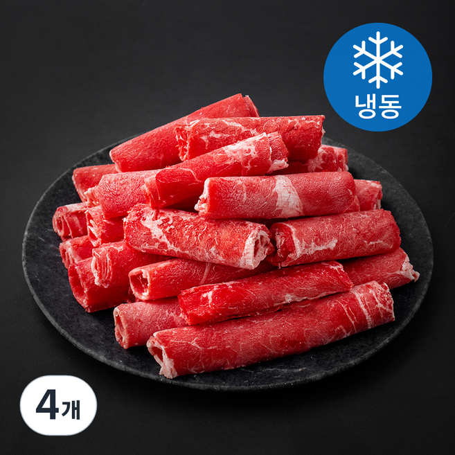 굿미트찹 호주산 척롤 샤브샤브 (냉동), 4개, 700g