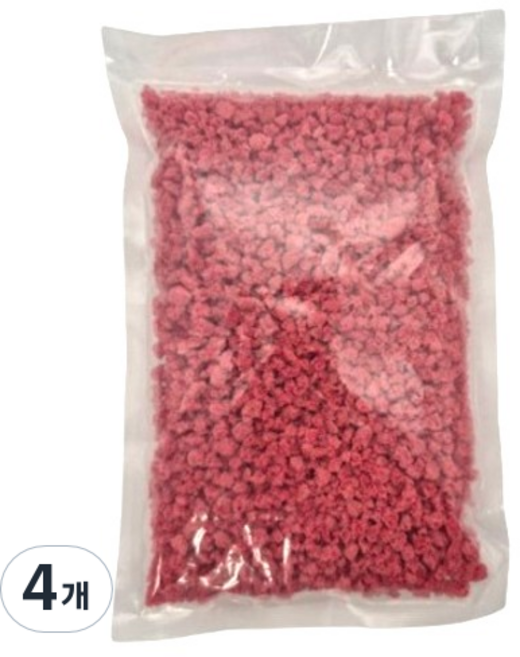 이홈베이킹 딸기쿠키 그래뉼 레드 크런치, 50g, 4개
