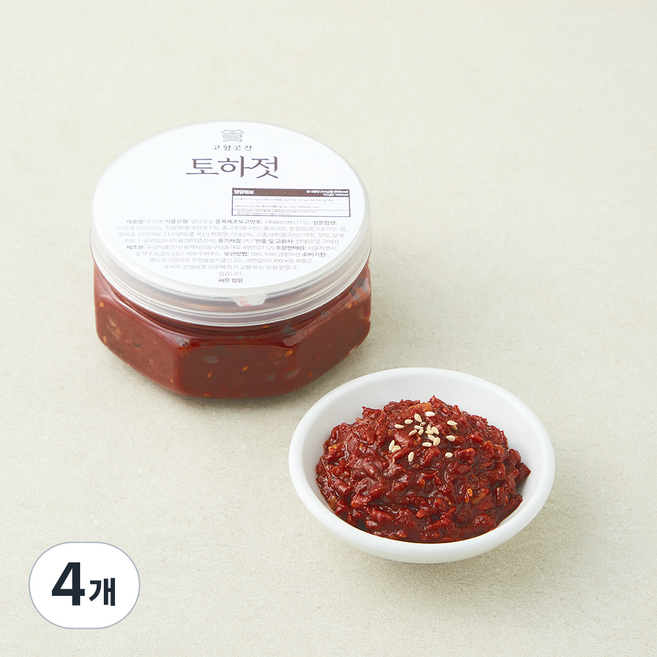 고향곳간 토하젓, 250g, 4개