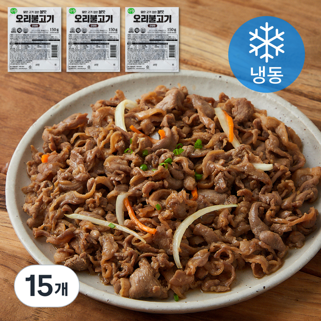 다향 오리불고기 간장맛 (냉동), 150g, 15개