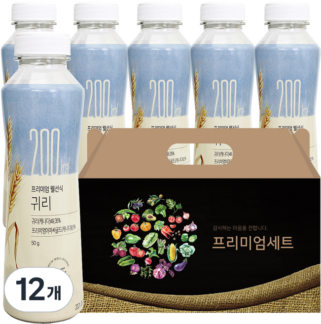프리미엄웰선식 귀리, 50g, 12개