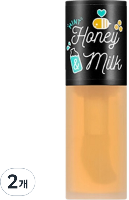 어퓨 허니앤밀크 립 오일 라이트, 민트, 5g, 2개