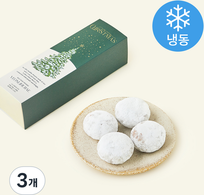 연리희재 스노우화이트 주악 (냉동), 40g, 3개, 4개입