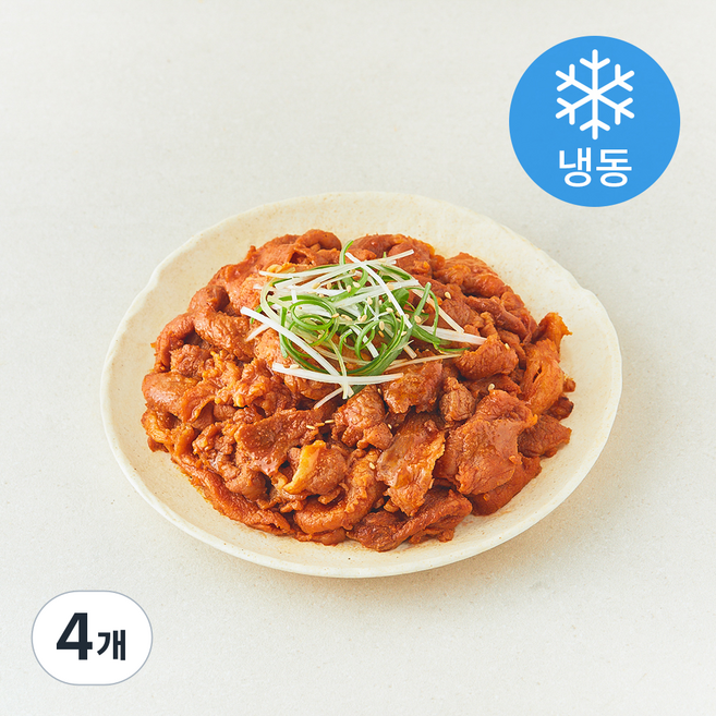 페이보잇 직화 석쇠 고추장 불고기 (냉동), 150g, 4개