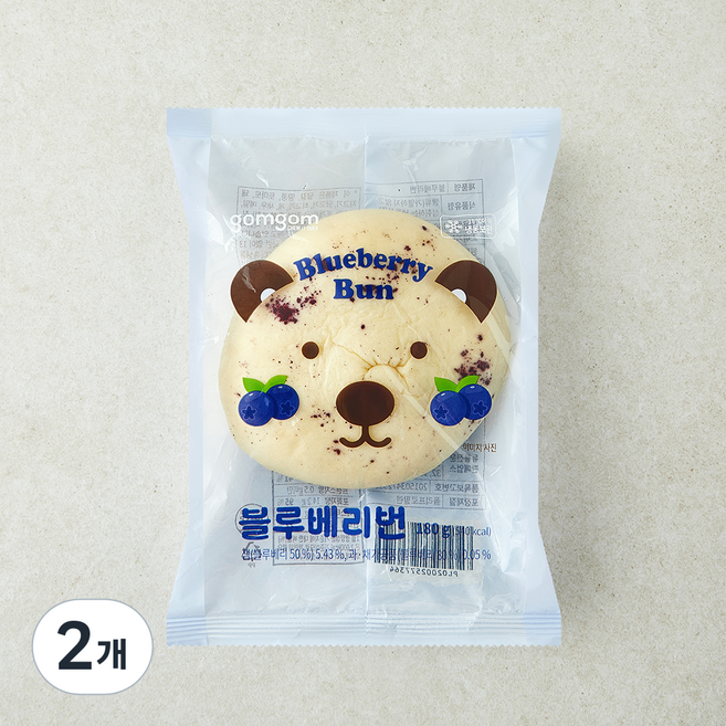 곰곰 블루베리번 (냉동), 180g, 2개, 1개입
