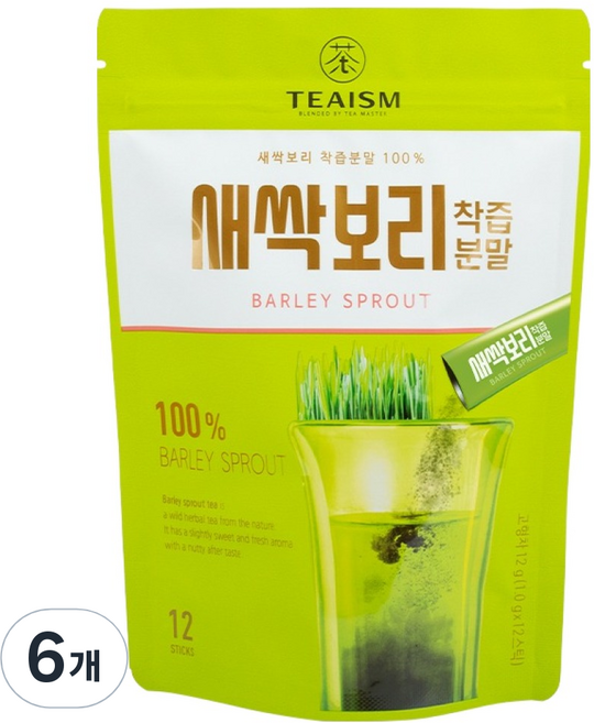 SSANGGYE 大麥苗榨汁粉, 12入, 6個, 1g