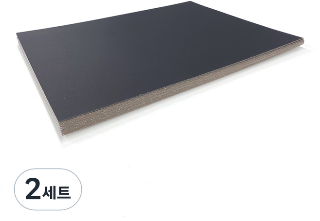 硬紙板 1T 黑色, 8開, 2套, 40個