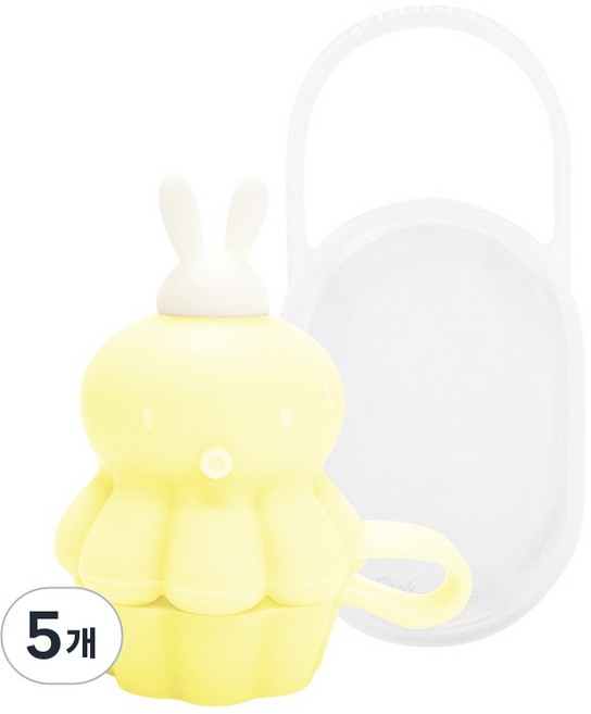 아가프라 문어 파우치캡, 5개, 레몬