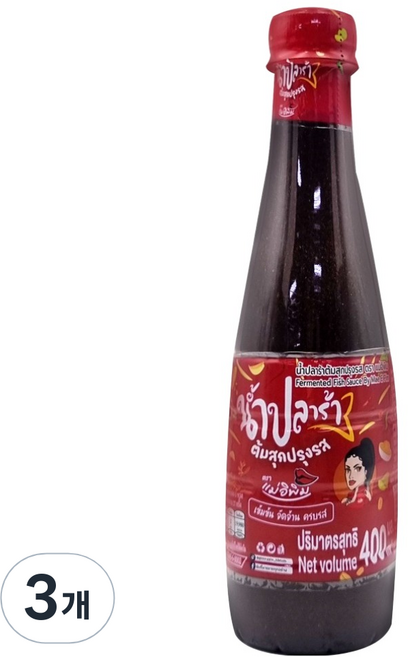 핌리파이 발효 피쉬소스, 3개, 400ml