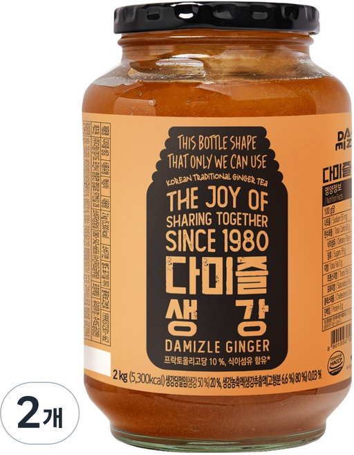 다미즐 생강청, 2kg, 1개입, 2개