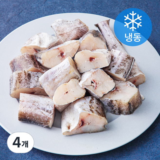 고등어청년 절단동태 토막당 50~60g (냉동), 4개, 1kg