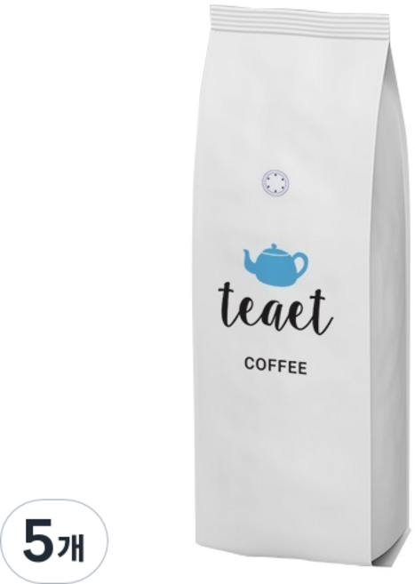 티잇커피 과테말라 싱글 오리진 곱게, 더치커피, 1kg, 5개