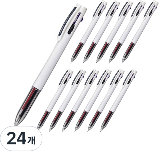 DONG-A 中性筆 Ion3 0.3mm, 白色, 24個