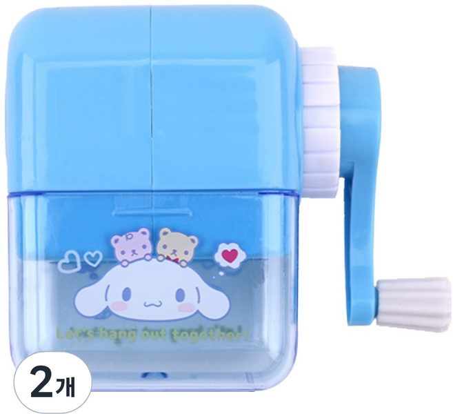 산리오캐릭터 미니 연필깎이, 2개, 시나모롤