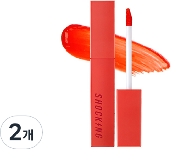 토니모리 더쇼킹 립 블러 틴트, 핫테이스트, 2개