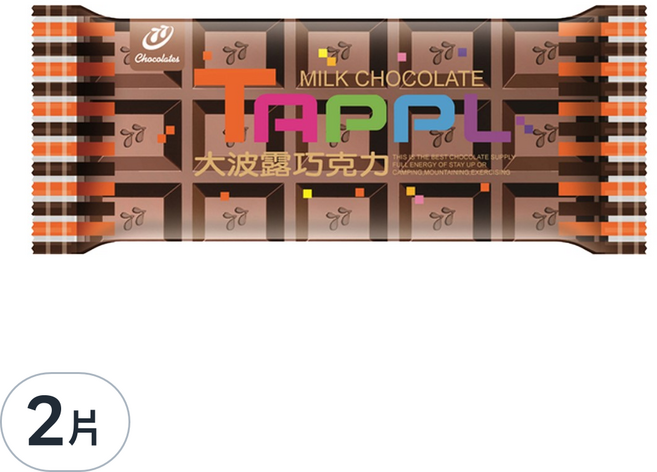 77 大波露 巧克力, 40g, 2片