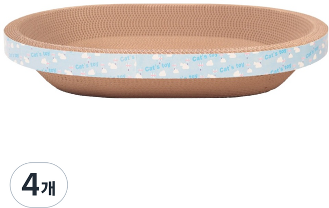 딩동펫 고양이 큐트캣 스크래쳐, 블루, 4개