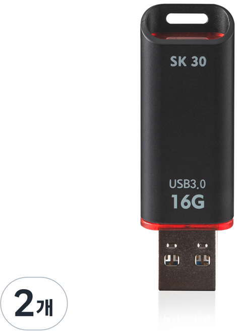 액센 SK30 USB 3.0, 16GB, 2개