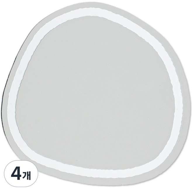 구스페리 동물 미러 톡, 18 하양원형, 4개