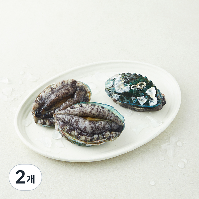 아라보감 국내산 ASC 인증 전복 (냉장), 2개, 210g(3마리)