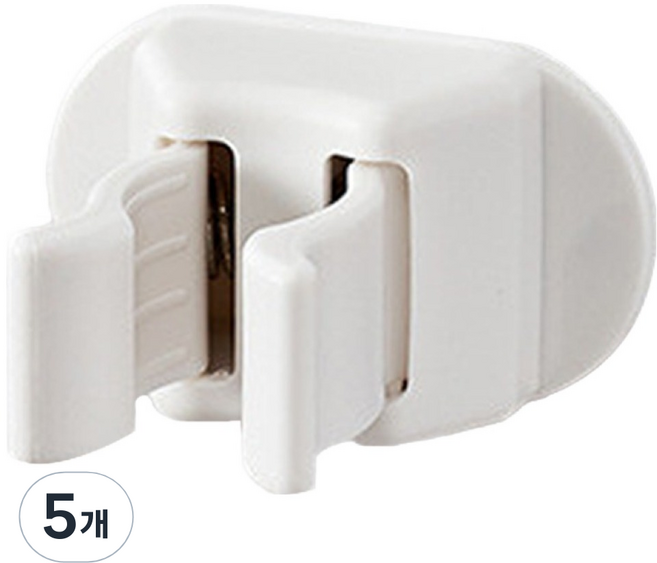 월드크린 ABS 무타공 도구걸이, 화이트, 5개