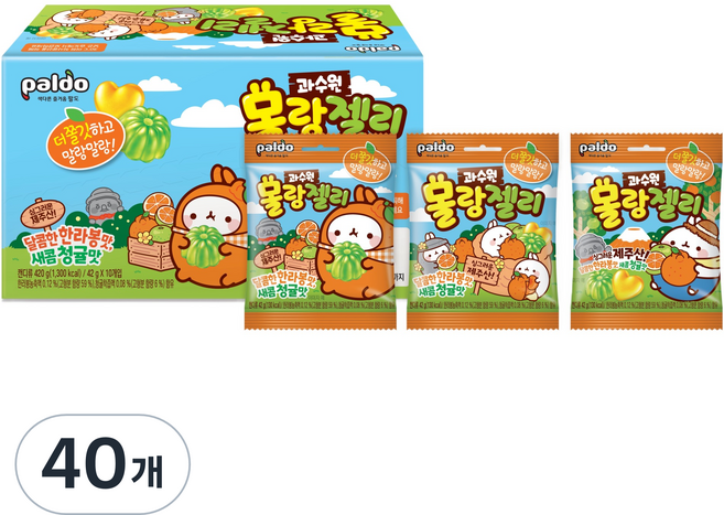 팔도 과수원 몰랑젤리, 42g, 40개