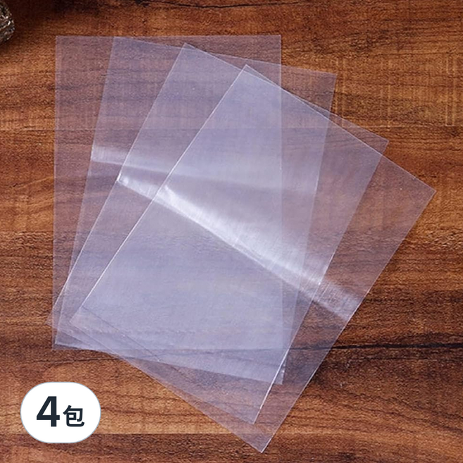 PE塑膠袋 2.2kg, 30 x 25cm(10 x 12吋) 厚度0.08mm, 1包, 4包