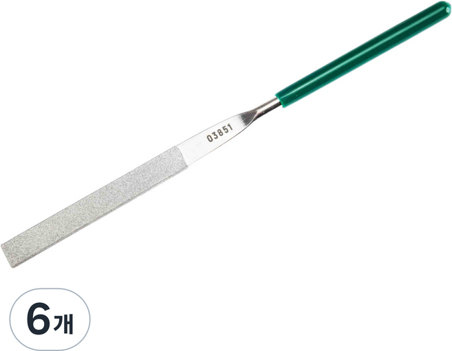 SATA SATA平面鑽石銼刀 5*180mm 03851, 6個