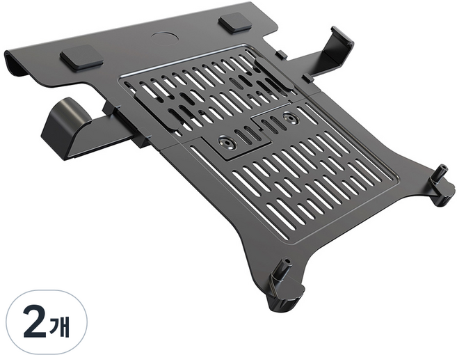 노스바유 노트북암 거치대 브라켓, 매트차콜, 2개